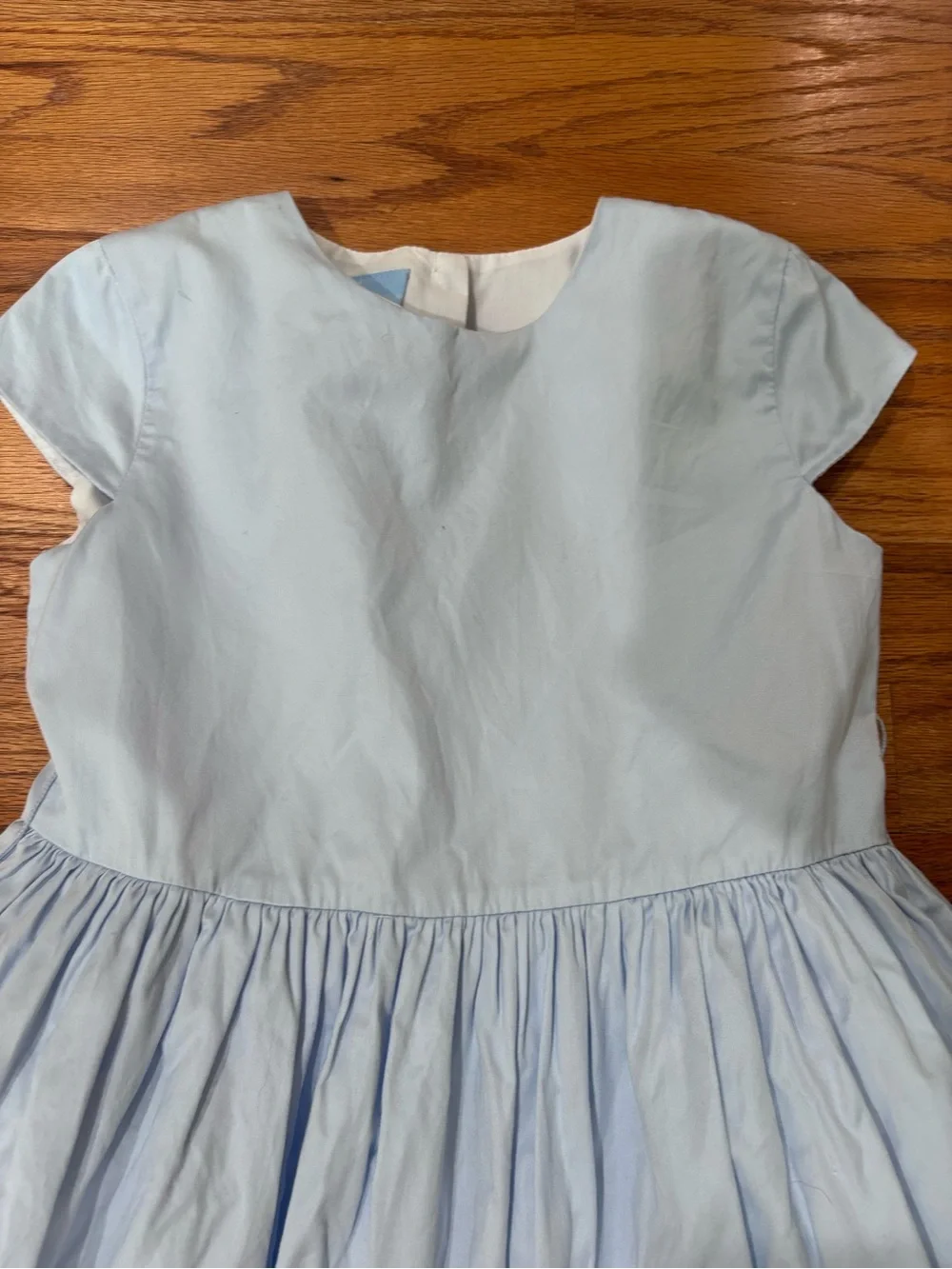 Bella Bliss Light Blue Girls' Cap Sleeve Party Elegant Children's Dress 6